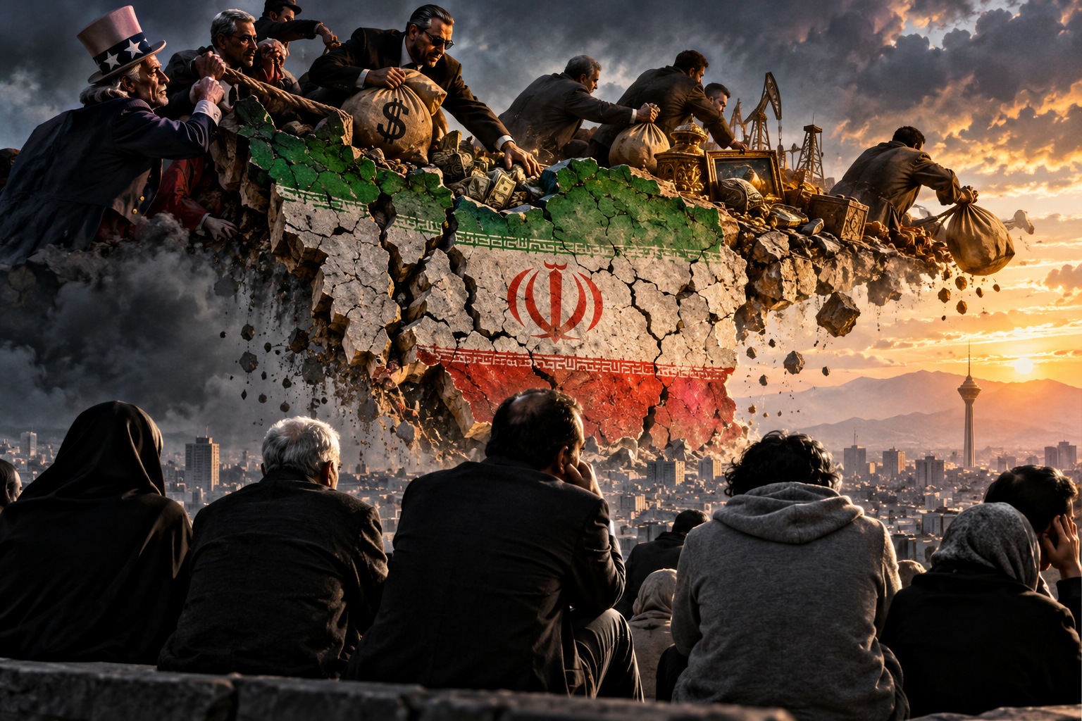 ایران را فقط غارتگران ویران نمی‌کنند؛ وجدان‌های خاموش هم شریک‌اند!